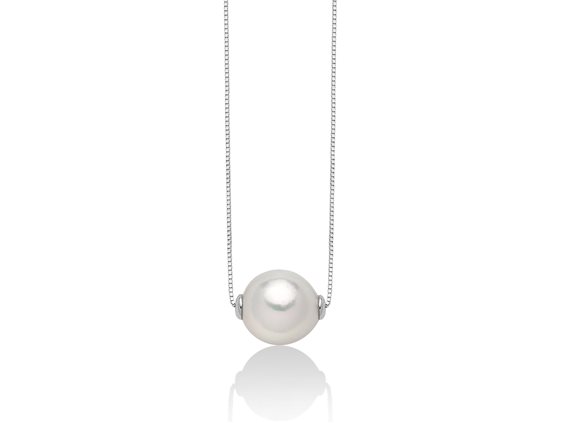 Collana Miluna Donna COLLIER DI PERLE in Oro bianco Perla PCL5867 - PCL5867